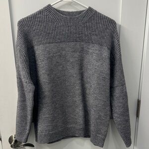 Women's Gray Crewneck Sweater
